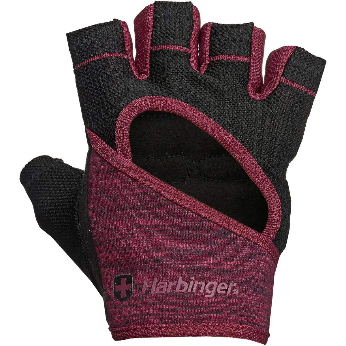 Harbinger Women's FlexFit Weight Lifting Gloves - Black/Merlot Harbinger