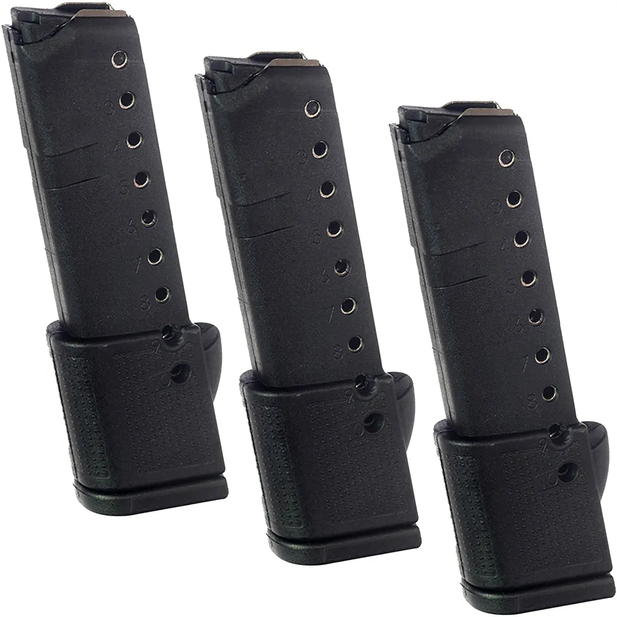 ProMag (3 Pack) 10-Round Magazine for GLOCK Model 42 G42 .380 ACP, GLK 11, Black ProMag
