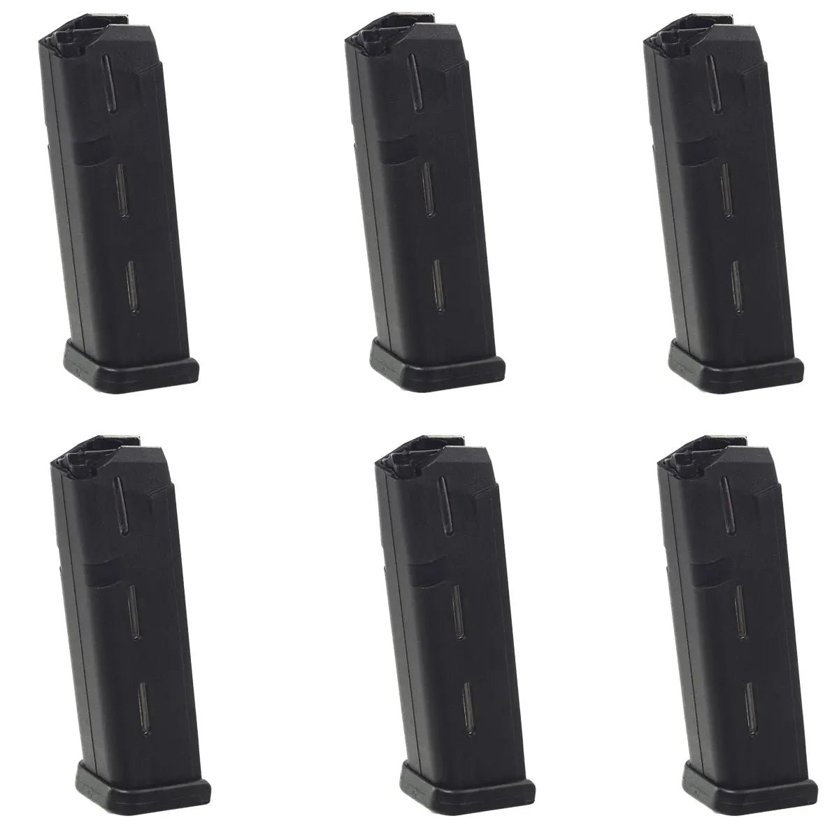 ProMag (6 Pack) 10-Round Magazine for GLOCK Model 17, 19, & 26 9mm, GLK 14 Black ProMag
