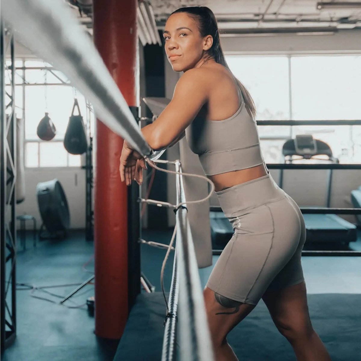 RIVAL Boxing - Women's High-Rise Biker Shorts with Pockets RIVAL