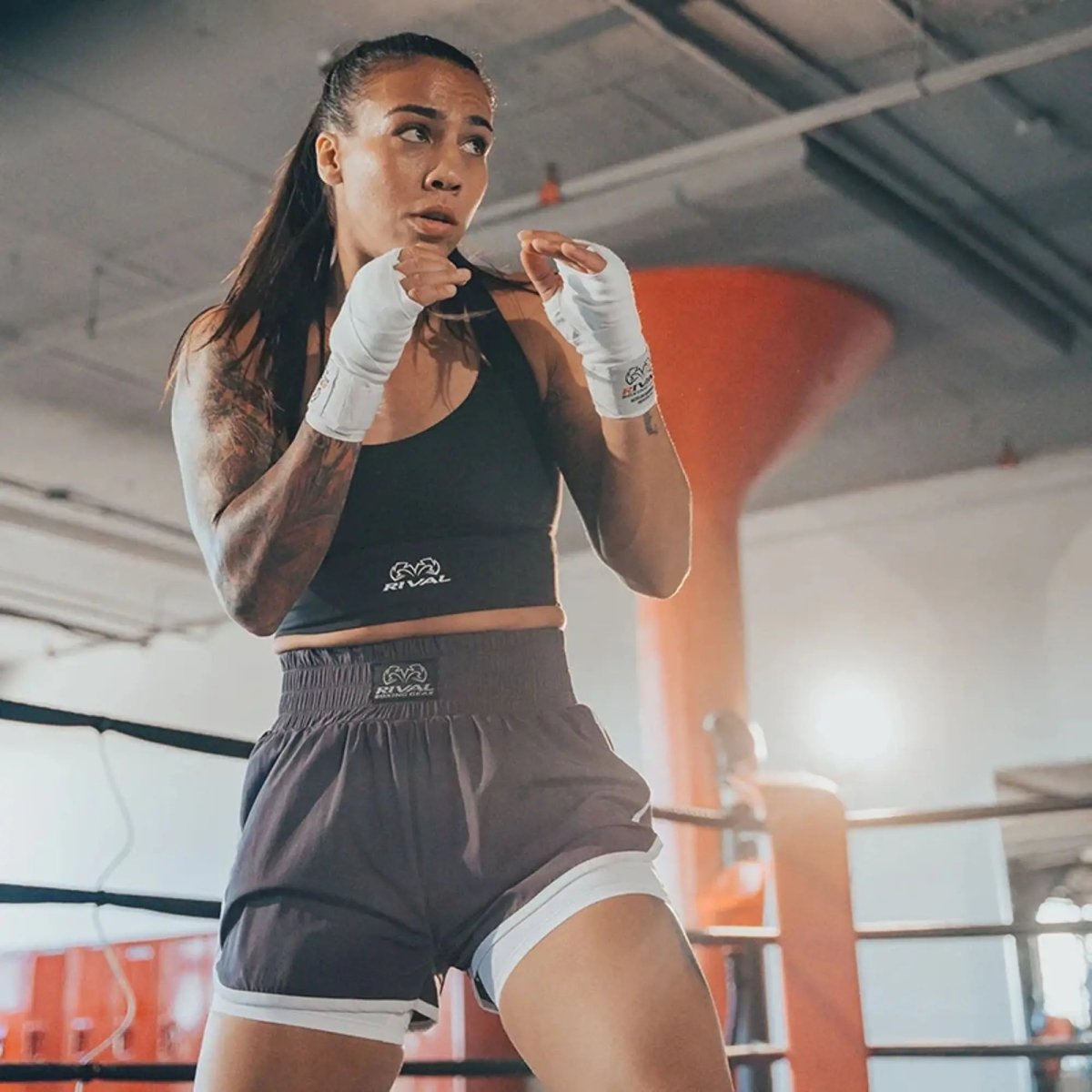 RIVAL Boxing - Women's Shorts with Compression Lining RIVAL