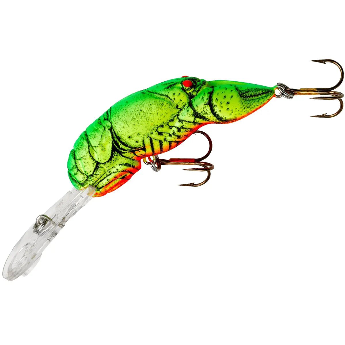 Rebel Deep Teeny Wee Crawfish 1/9 oz Fishing Lure - Chartreuse/Green Back Rebel