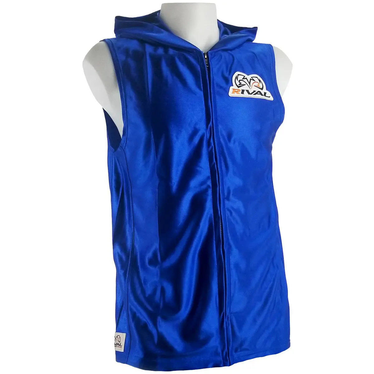 Rival Boxing Dazzle Traditional Sleeveless Ring Jacket with Hood RIVAL