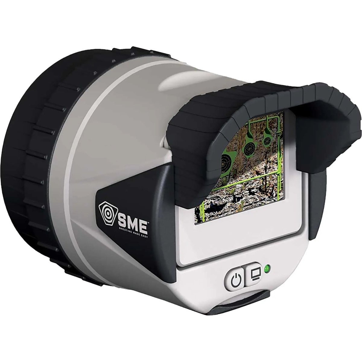 BME scope camera with a screen displaying a map on a white background