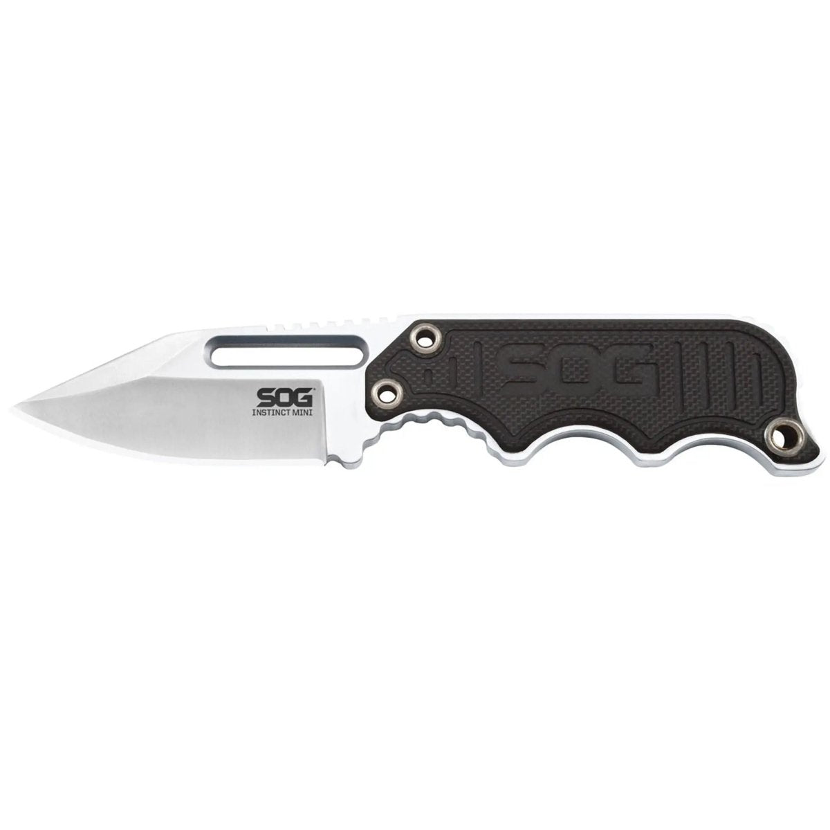 SOG - Instinct G10 Satin - Mini 2.3 " Fixed Blade Pocket Knife with Sheath SOG