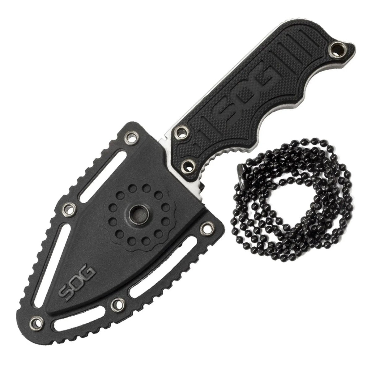 SOG - Instinct G10 Satin - Mini 2.3 " Fixed Blade Pocket Knife with Sheath SOG