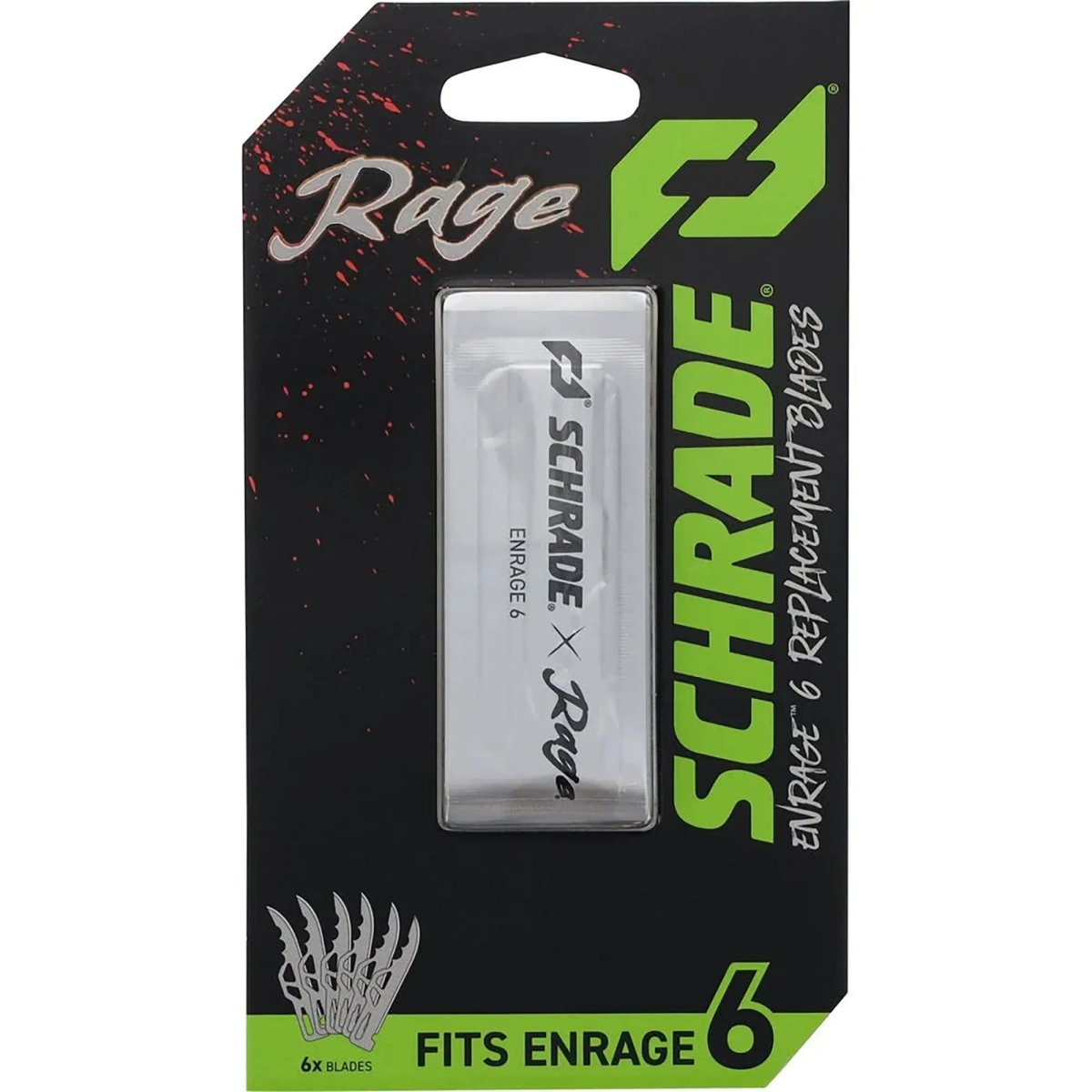 Schrade x Rage Enrage 6 Knife Replacement Blades 6-Pack RAGE