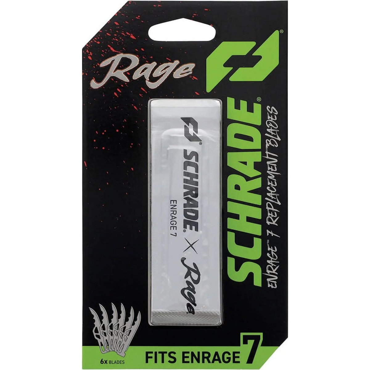 Schrade x Rage Enrage 7 Knife Replacement Blades 6-Pack RAGE