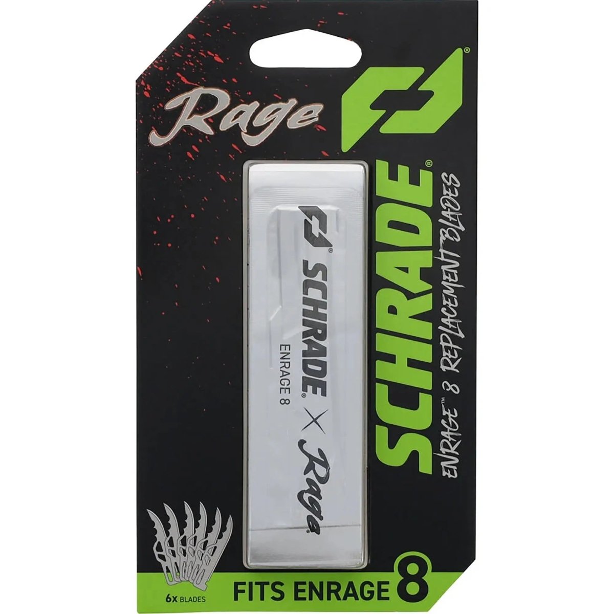 Schrade x Rage Enrage 8 Knife Replacement Blades 6-Pack RAGE
