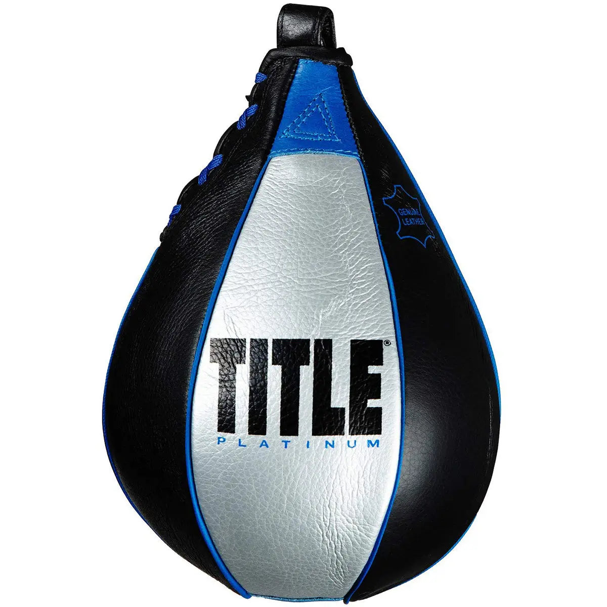 Title Boxing Platinum Perilous Speed Bag - Black/Silver Title Boxing