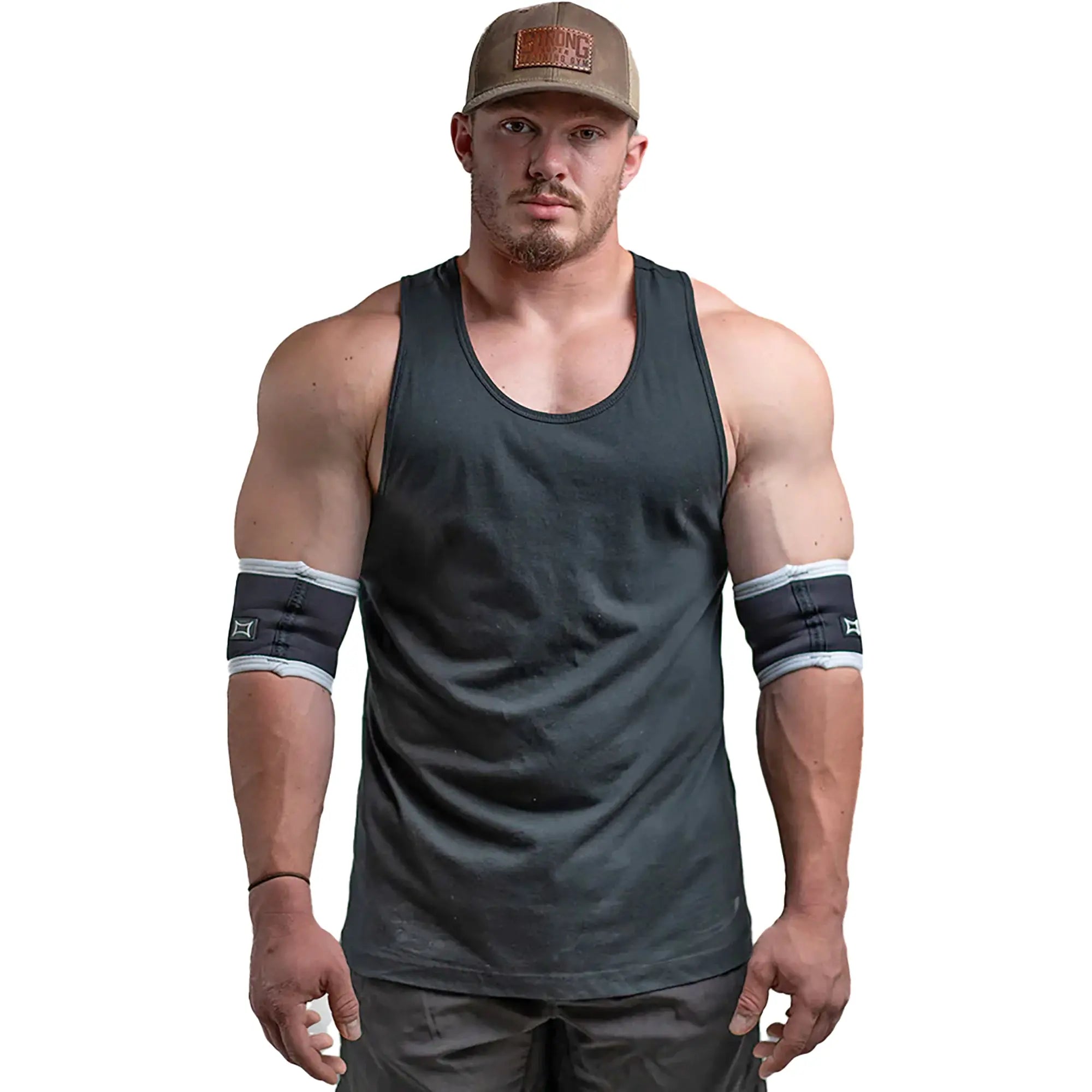 Sling Shot Raw Compression Elbow Sleeves by Mark Bell - Black Sling Shot