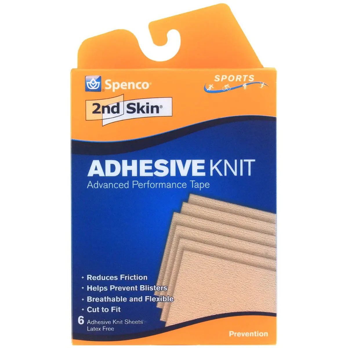 Spenco 2nd Skin 3" x 5" Advanced Performance Adhesive Knit Tape Spenco