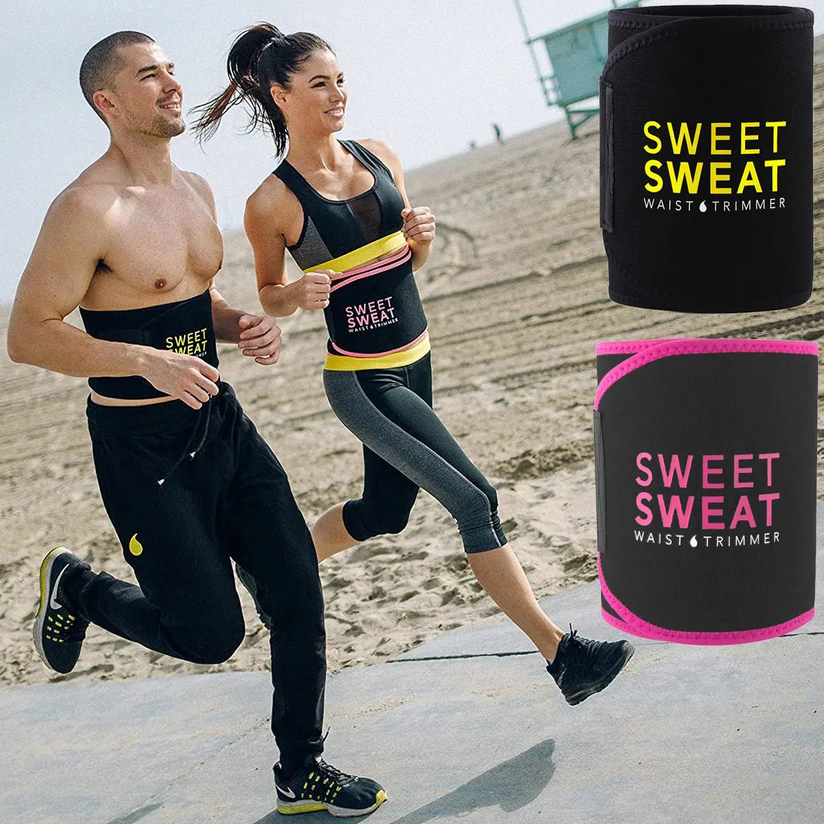 Sports Research Sweet Sweat Waist Trimmer Belt - Medium Sports Research