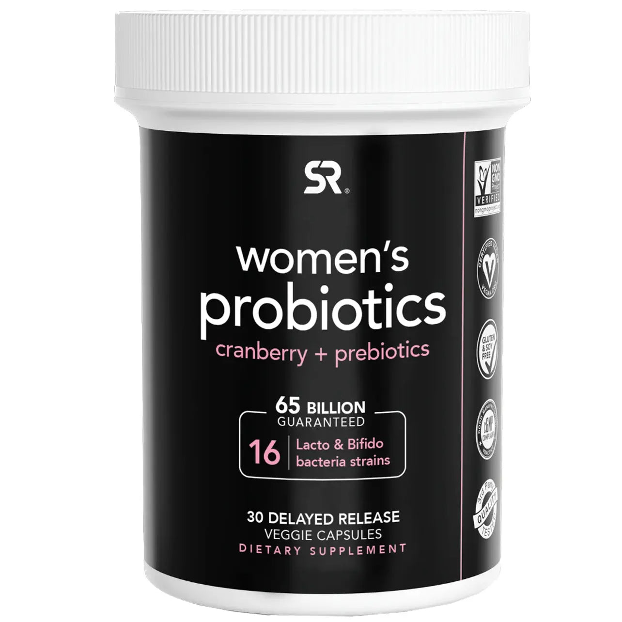 Sports Research Women's Probiotics Cranberry + Prebiotics - 30 Capsules Sports Research