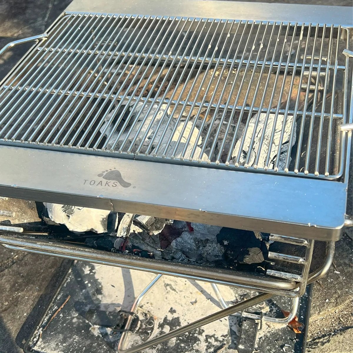 TOAKS - Portable Grill - Fireplace Grill Attachment TOAKS