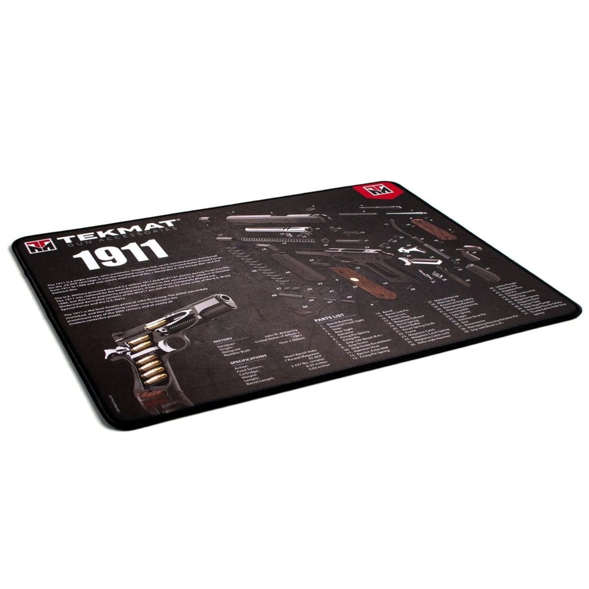 TekMat Ultra Premium Gun Cleaning Mat - 20" X 15" - 1911 3D TekMat