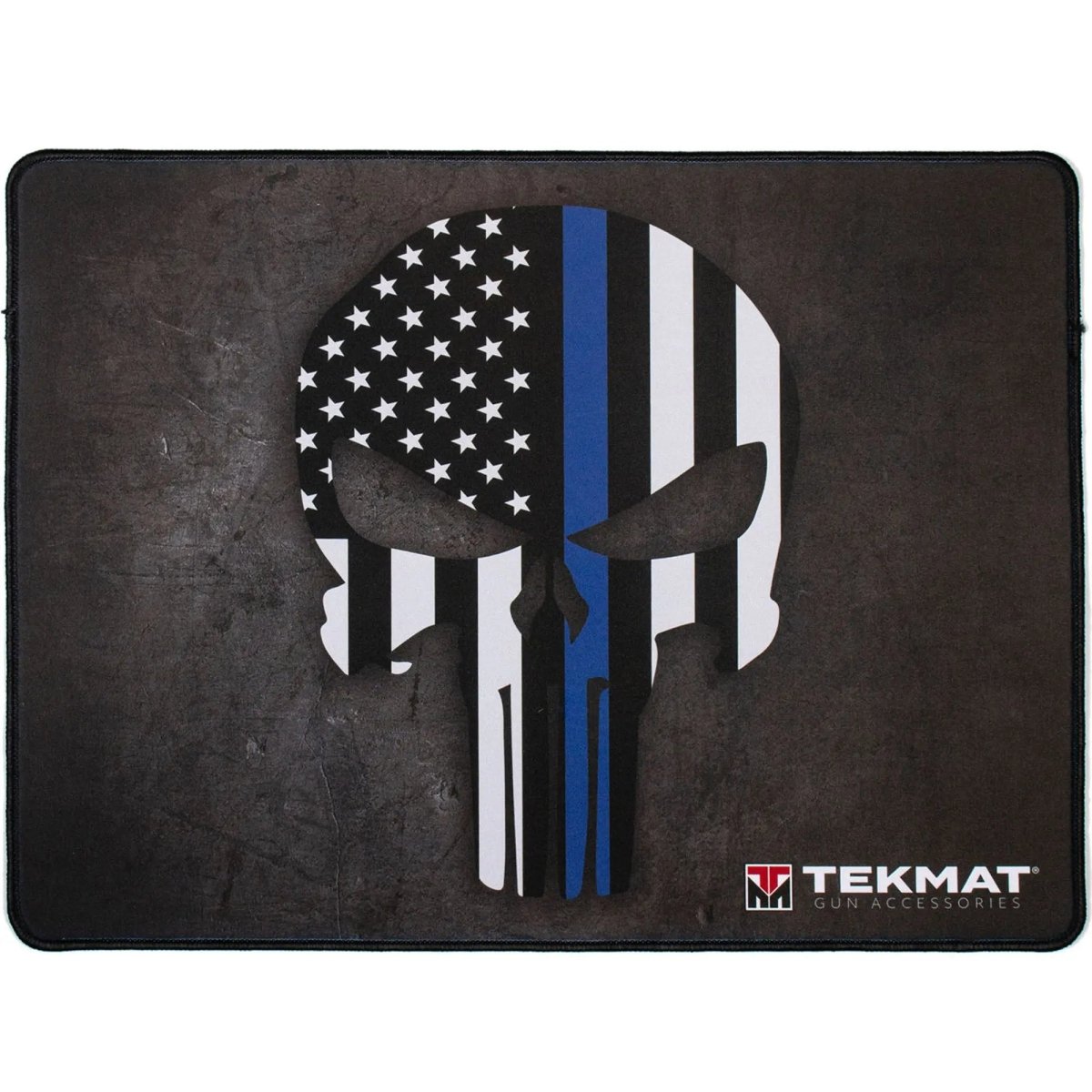 TekMat Ultra Premium Gun Cleaning Mat - 20" X 15" - Punisher Blue Line TekMat