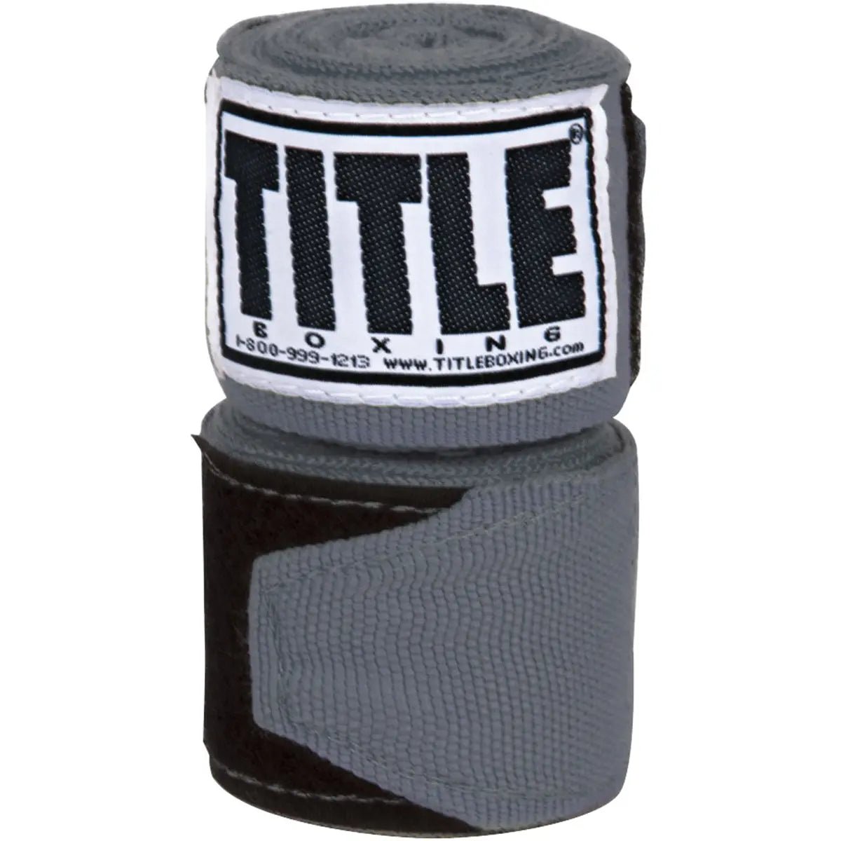 Title Boxing 180" Semi Elastic Mexican Handwraps - Gray Title Boxing