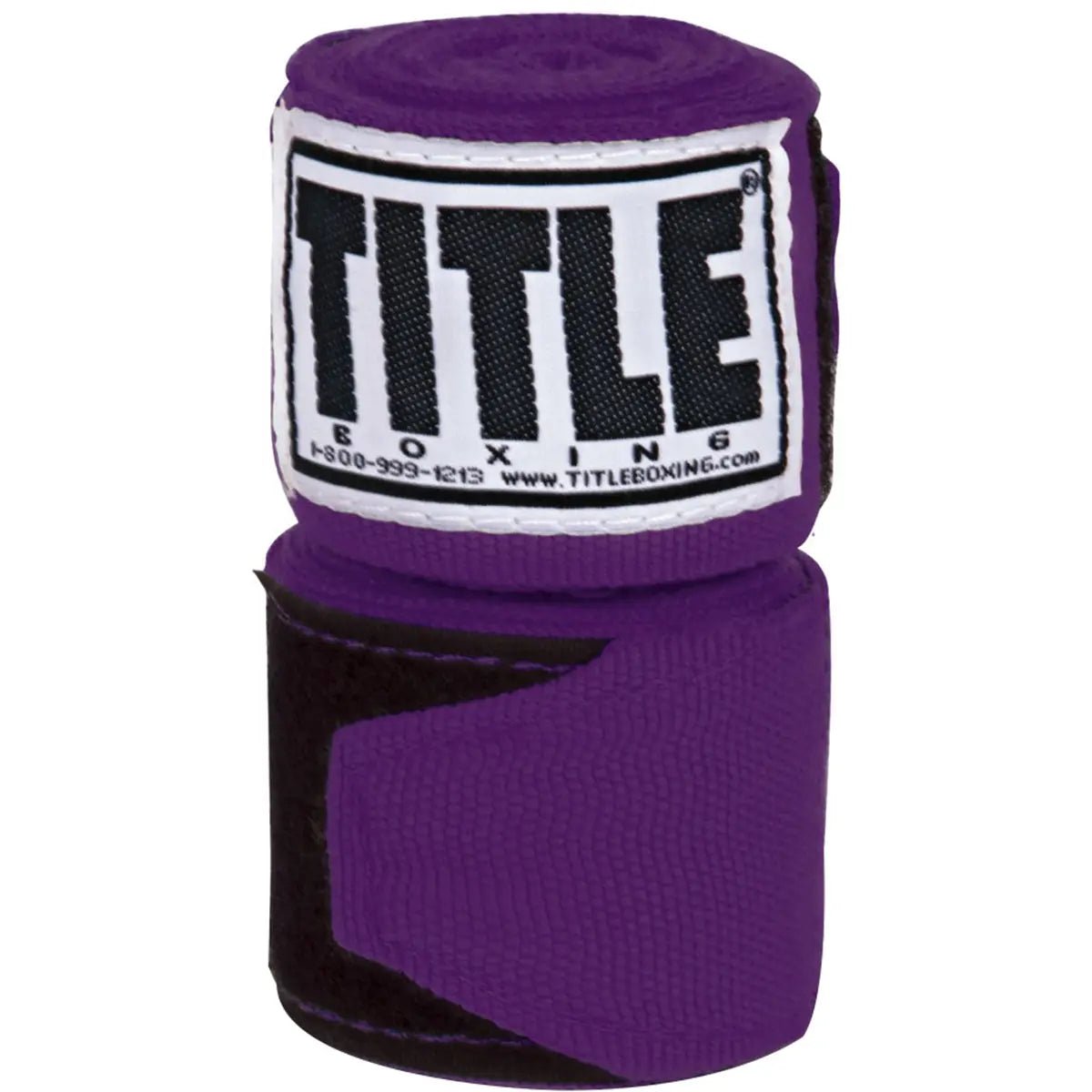 Title Boxing 180" Semi Elastic Mexican Handwraps - Purple Title Boxing