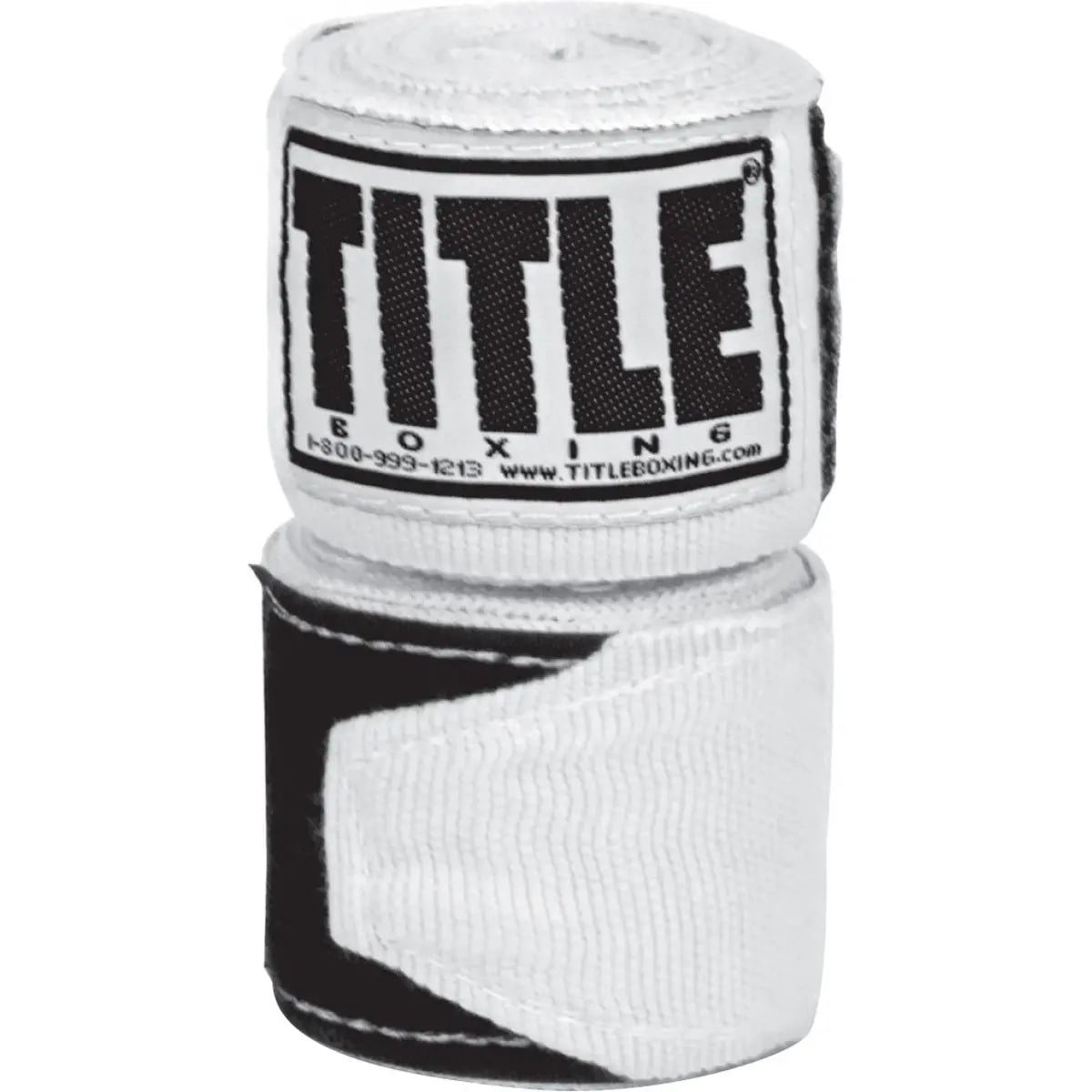 Title Boxing 180" Semi Elastic Mexican Handwraps - White Title Boxing