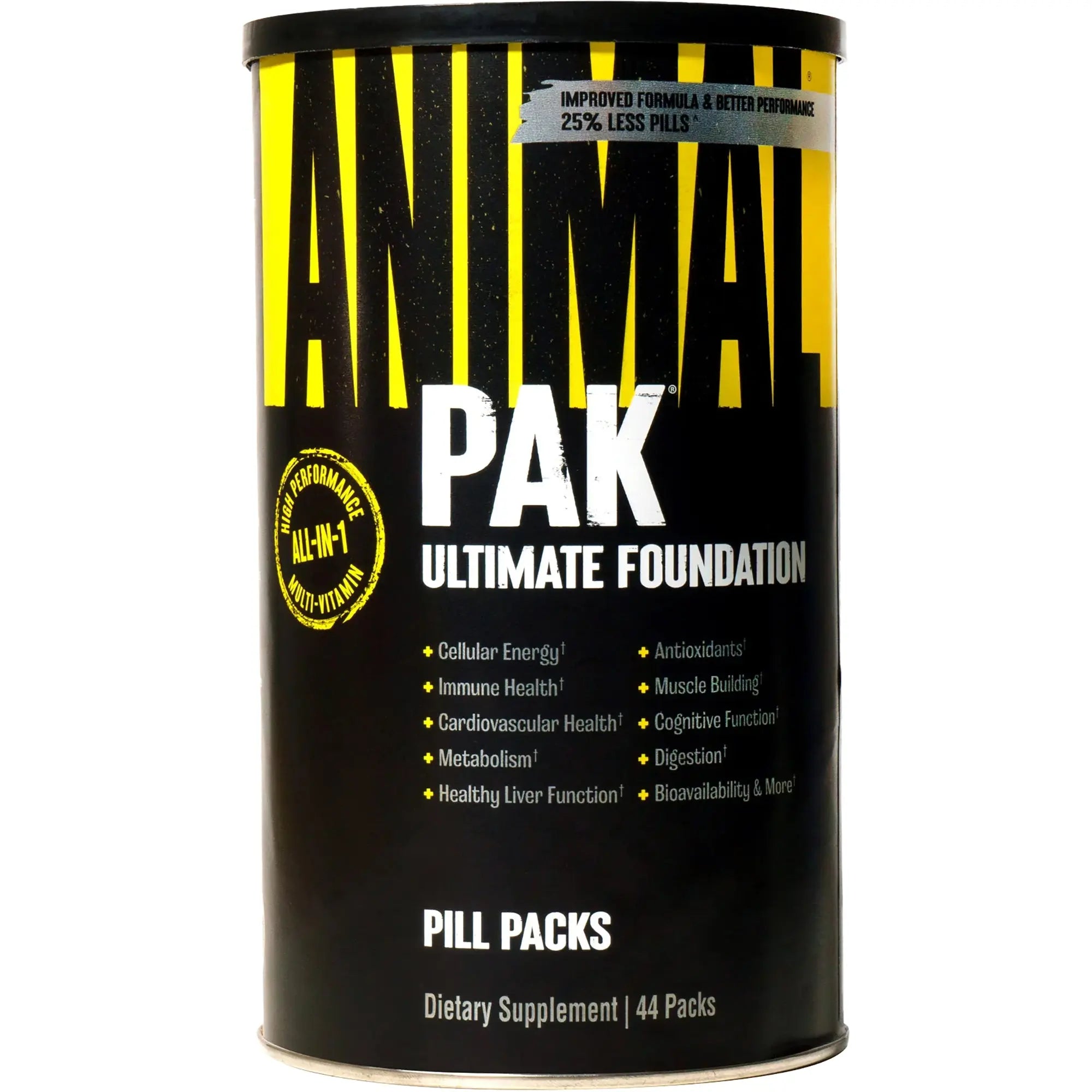 Universal Nutrition Animal Pak Multi-vitamins, Available in 15, 30, and 44 packs Universal Nutrition