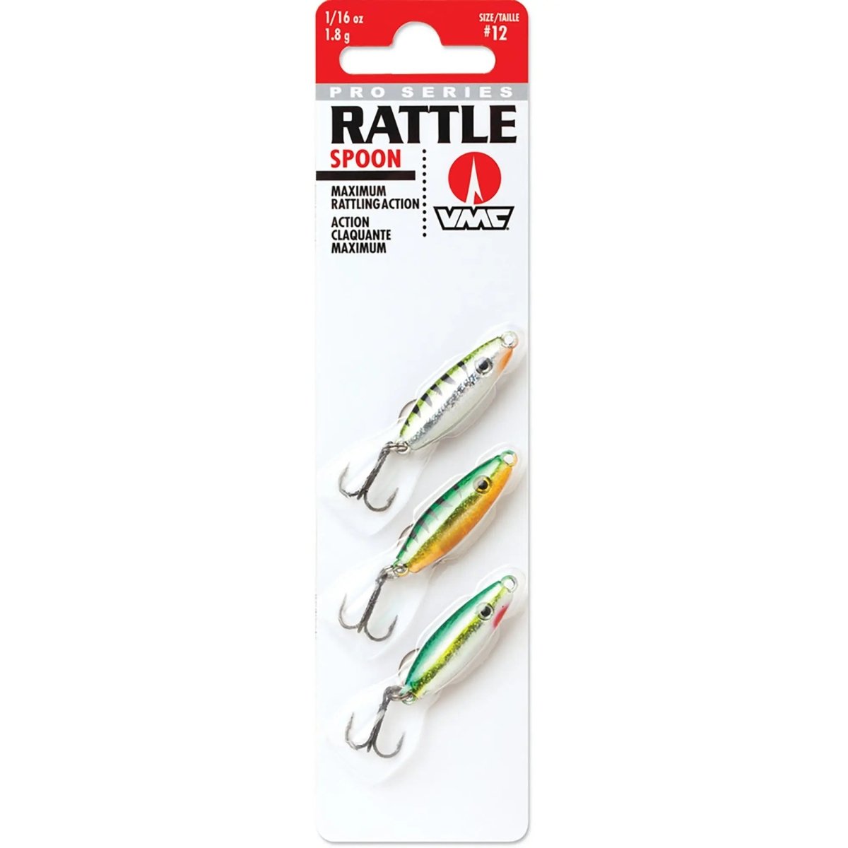 VMC Rattle Spoon Kit Live - 1/8 oz. - 3 Pack VMC