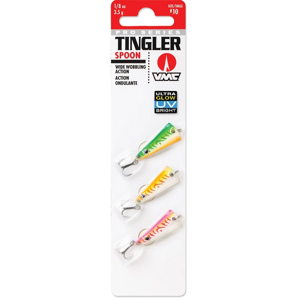 VMC Tingler Spoon Kit Live - 2" - 3/16 oz. - 3 Pack VMC