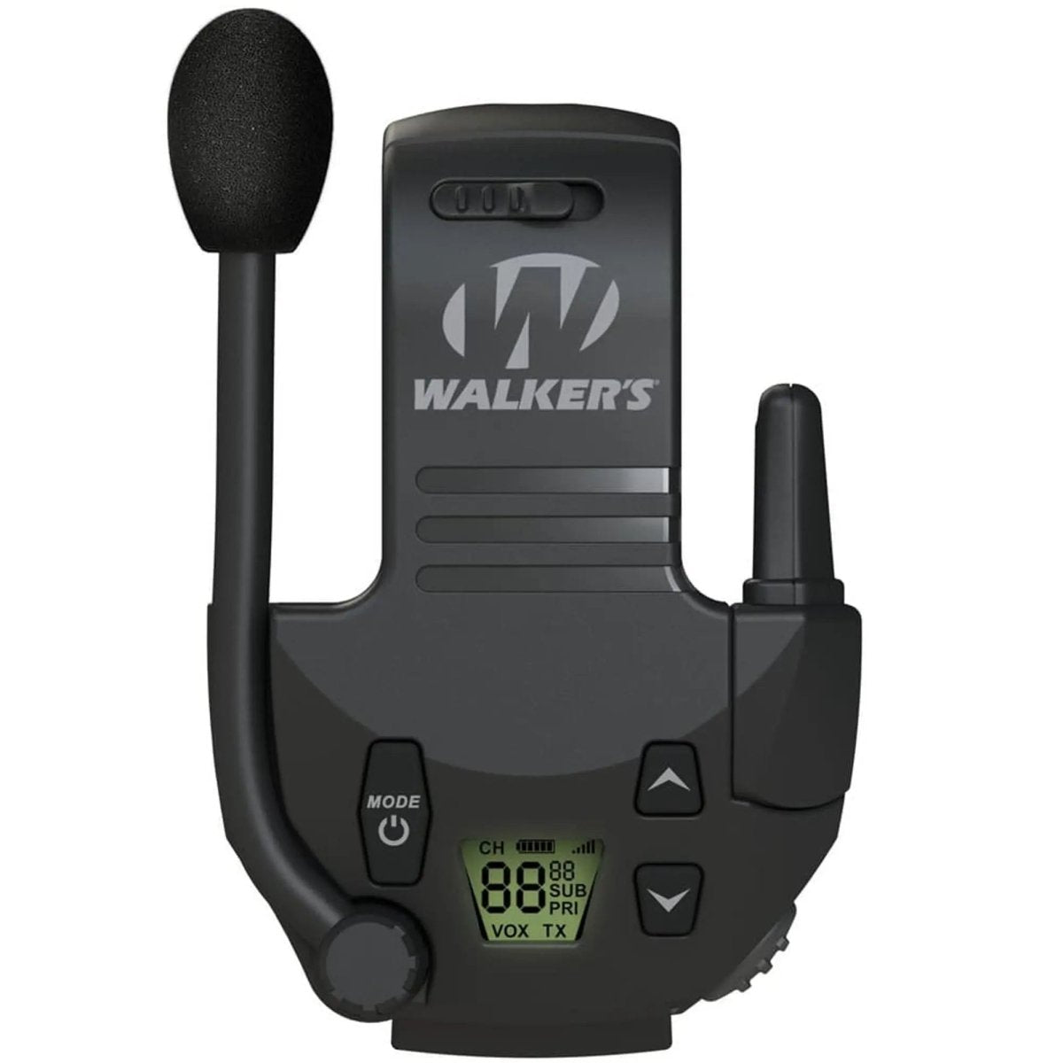 Walker's - Razor Walkie Talkie Attachment for All Razor series Muffs - Black Walker's