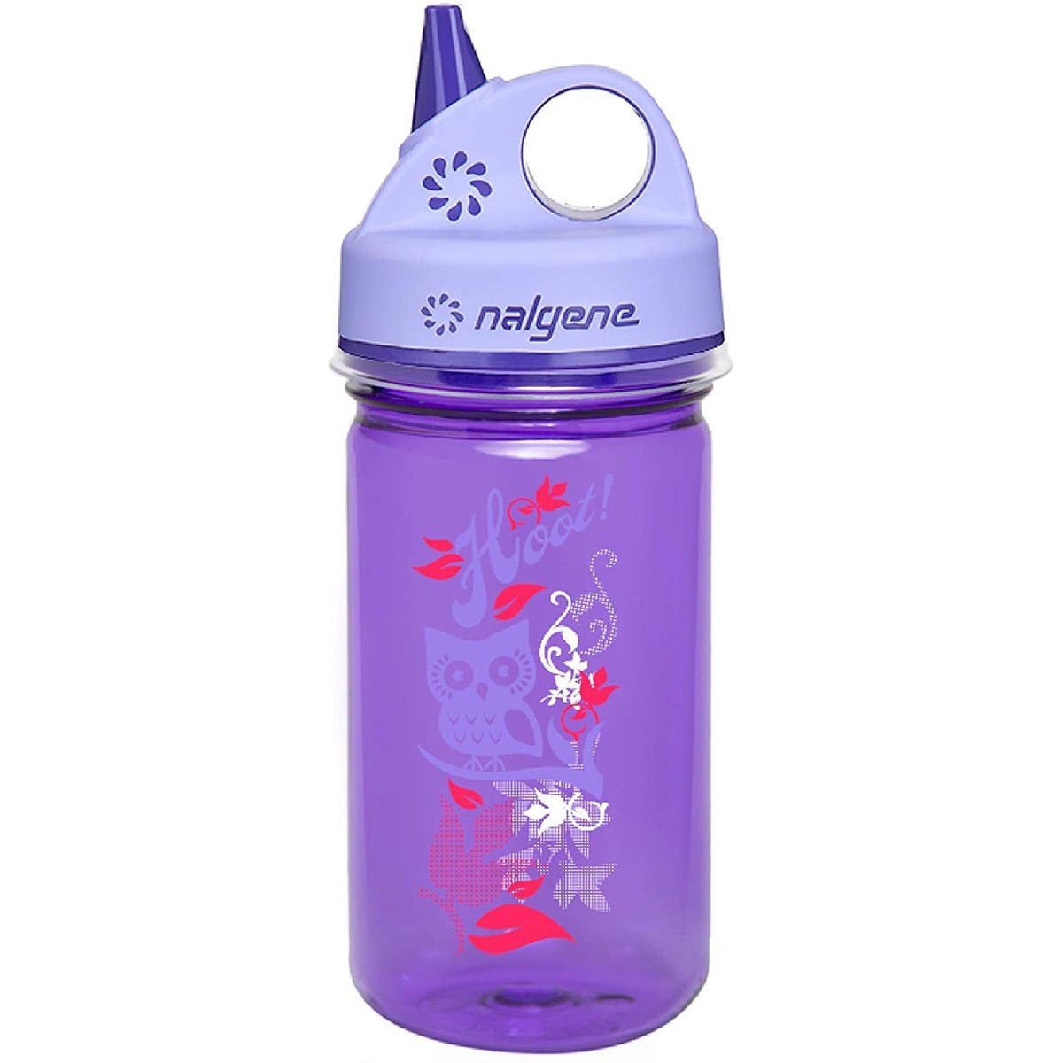 Nalgene Sustain 12 oz. Tritan Grip 'n Gulp Water Bottle - Hoot Purple/Purple - Forza Sports