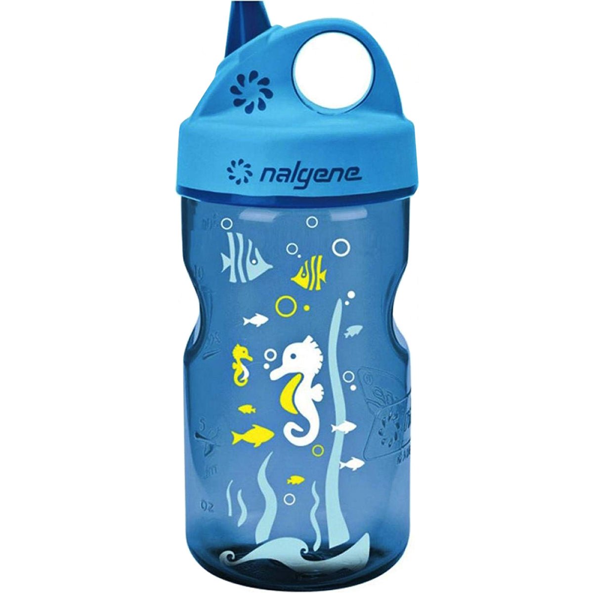 Nalgene Sustain 12 oz. Tritan Grip 'n Gulp Water Bottle - Seahorse Blue/Blue - Forza Sports