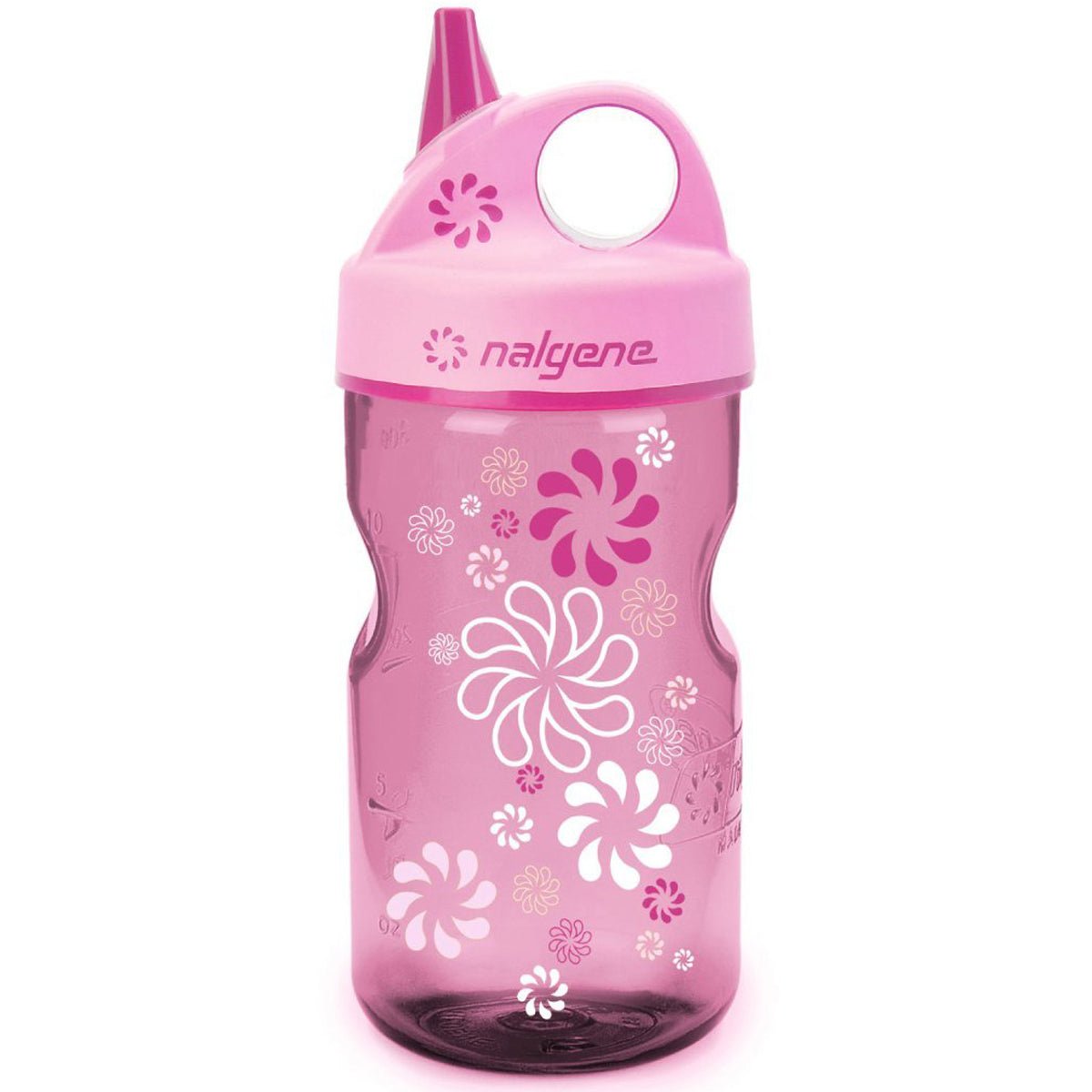 Nalgene Sustain 12 oz. Tritan Grip 'n Gulp Water Bottle - Wheels Pink/Pink - Forza Sports