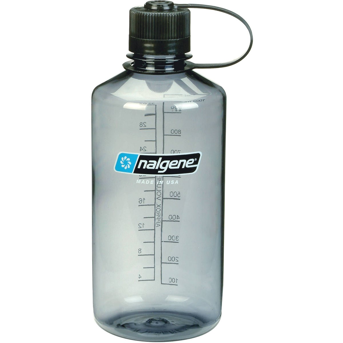 Nalgene Sustain 32 oz. Tritan Narrow Mouth Water Bottle - Gray - Forza Sports