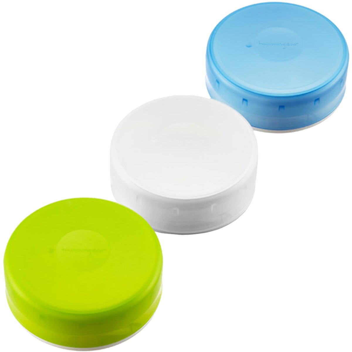 Humangear GoTubb .7 oz Container - 3 Pack - Green/Blue/Clear - Forza Sports