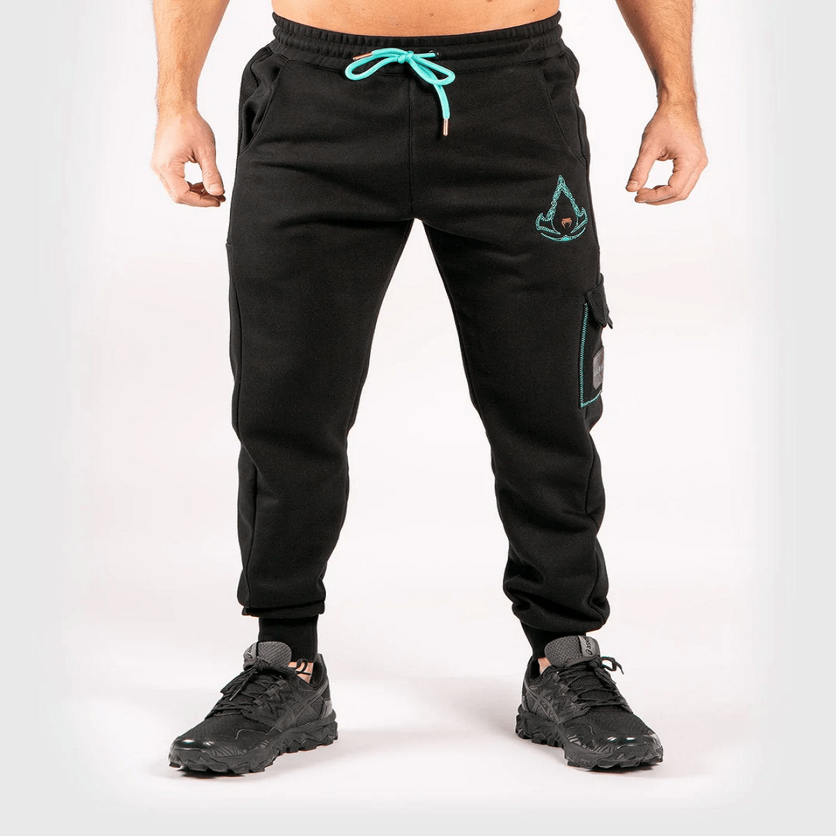 Venum Assassin's Creed Jogger Pants - Black/Blue - Forza Sports