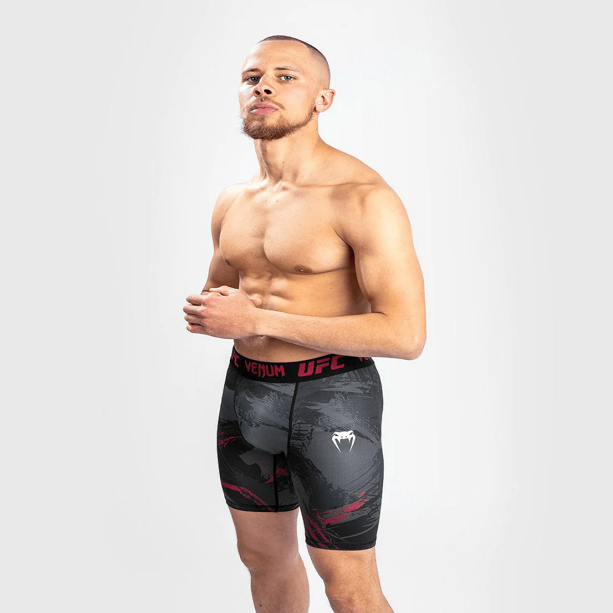 Venum UFC Authentic Fight Week 2.0 Vale Tudo Shorts - Black/Red - Forza Sports