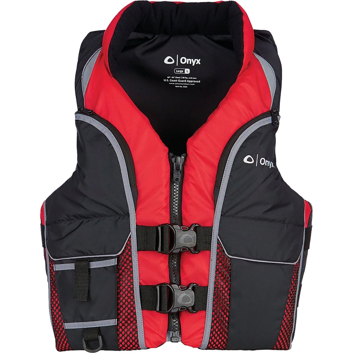 Onyx Adult Select Life Jacket - Red - Forza Sports