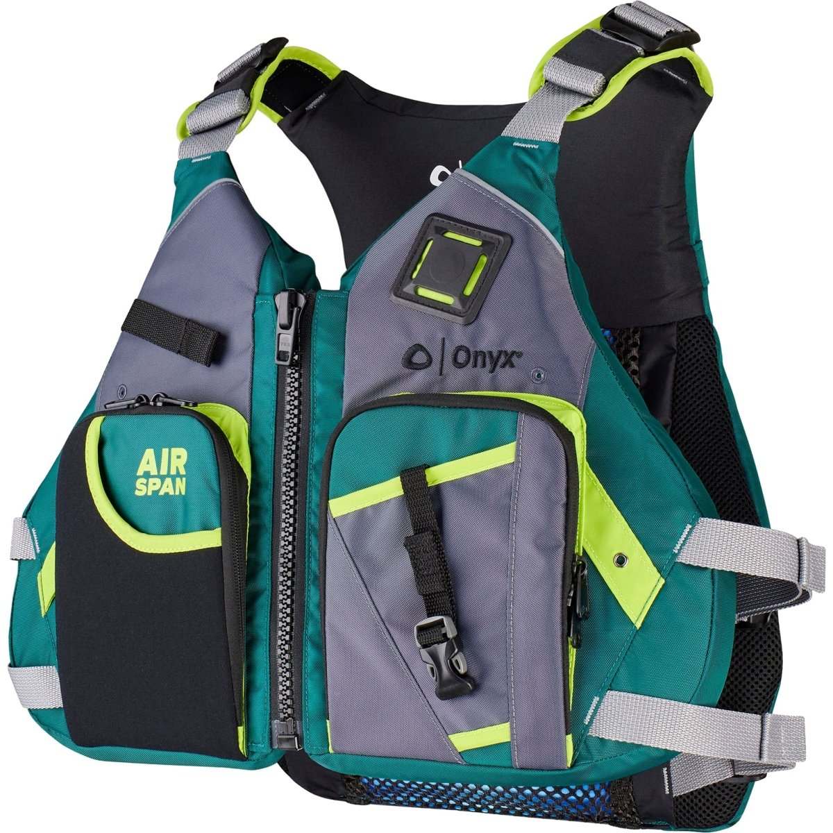 Onyx Air Span Angler Life Jacket - Green - Forza Sports