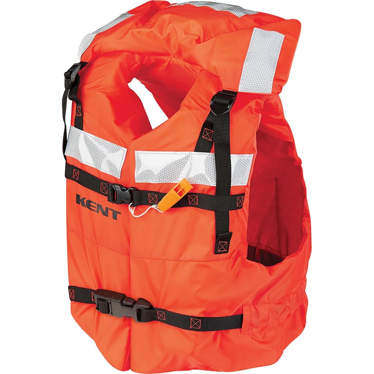 Kent Type I Vest Style Life Jacket - Adult Universal - Orange - Forza Sports