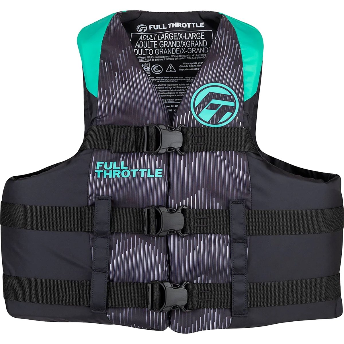 Full Throttle Nylon Life Jacket - Forza Sports