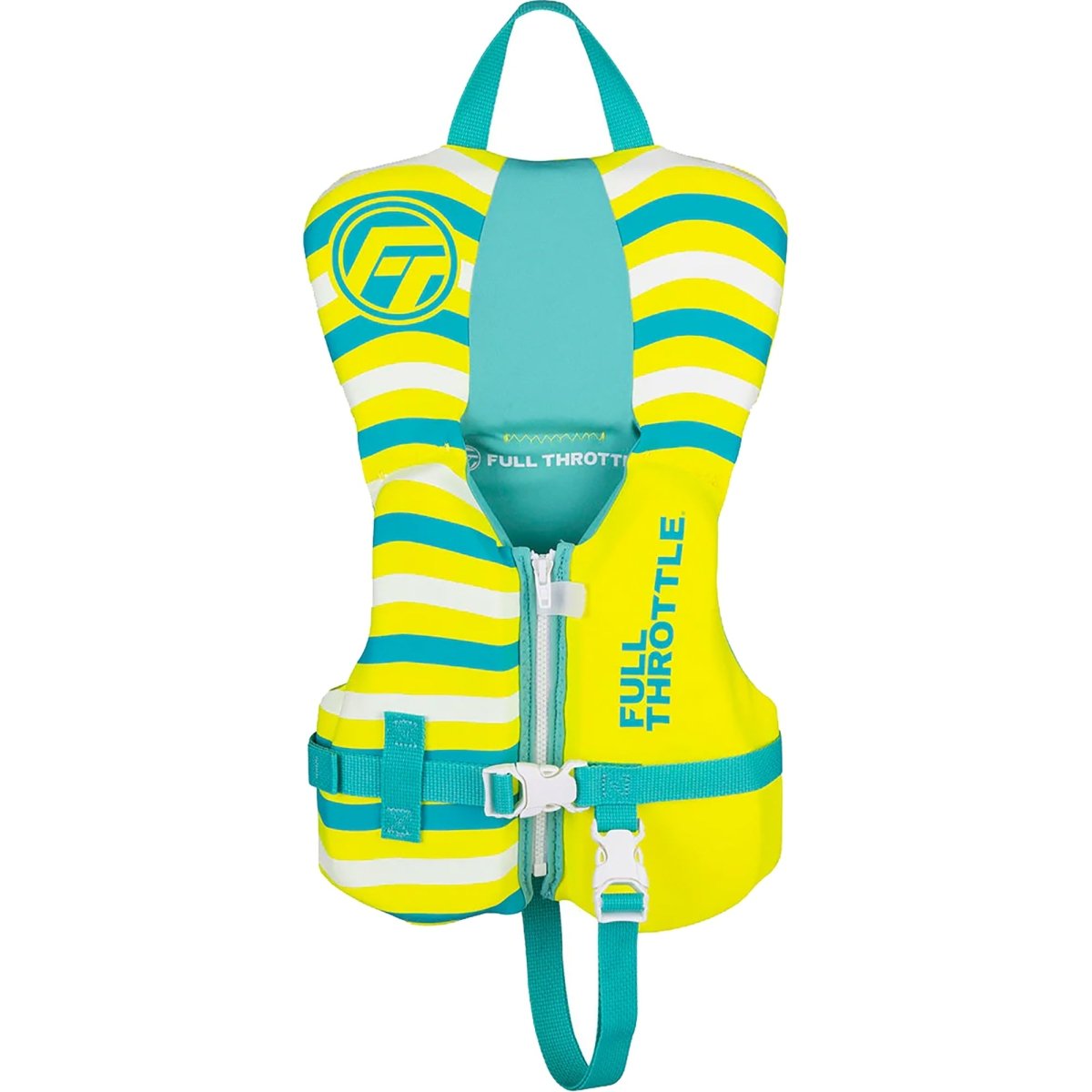 Full Throttle Infant Rapid Dry Life Jacket - Yellow - Forza Sports