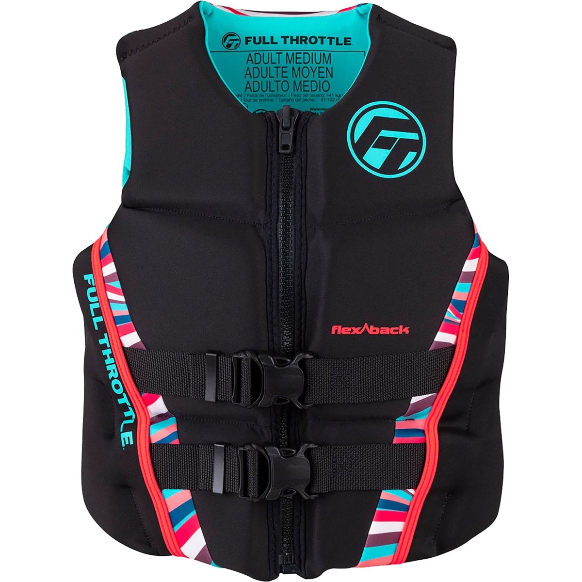 Full Throttle Rapid Dry FlexBack Life Jacket - Forza Sports