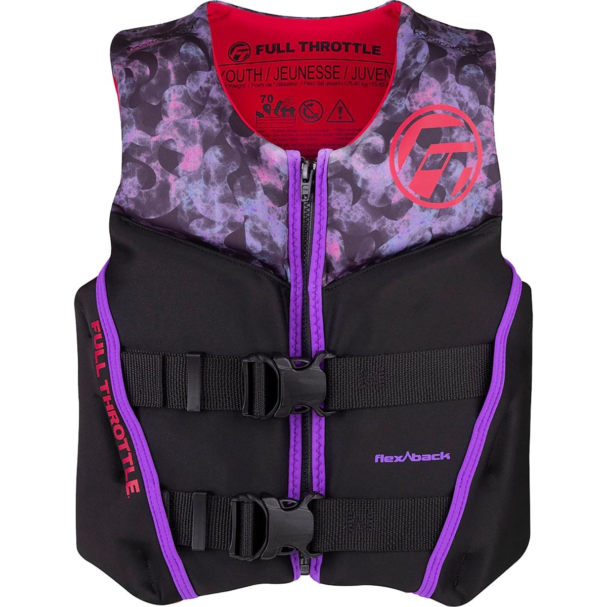 Full Throttle Rapid Dry FlexBack Life Jacket - Forza Sports