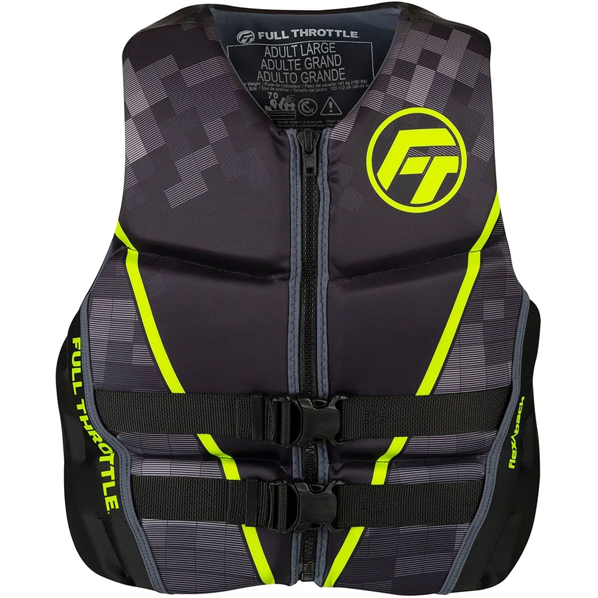 Full Throttle Rapid Dry FlexBack Life Jacket - Forza Sports