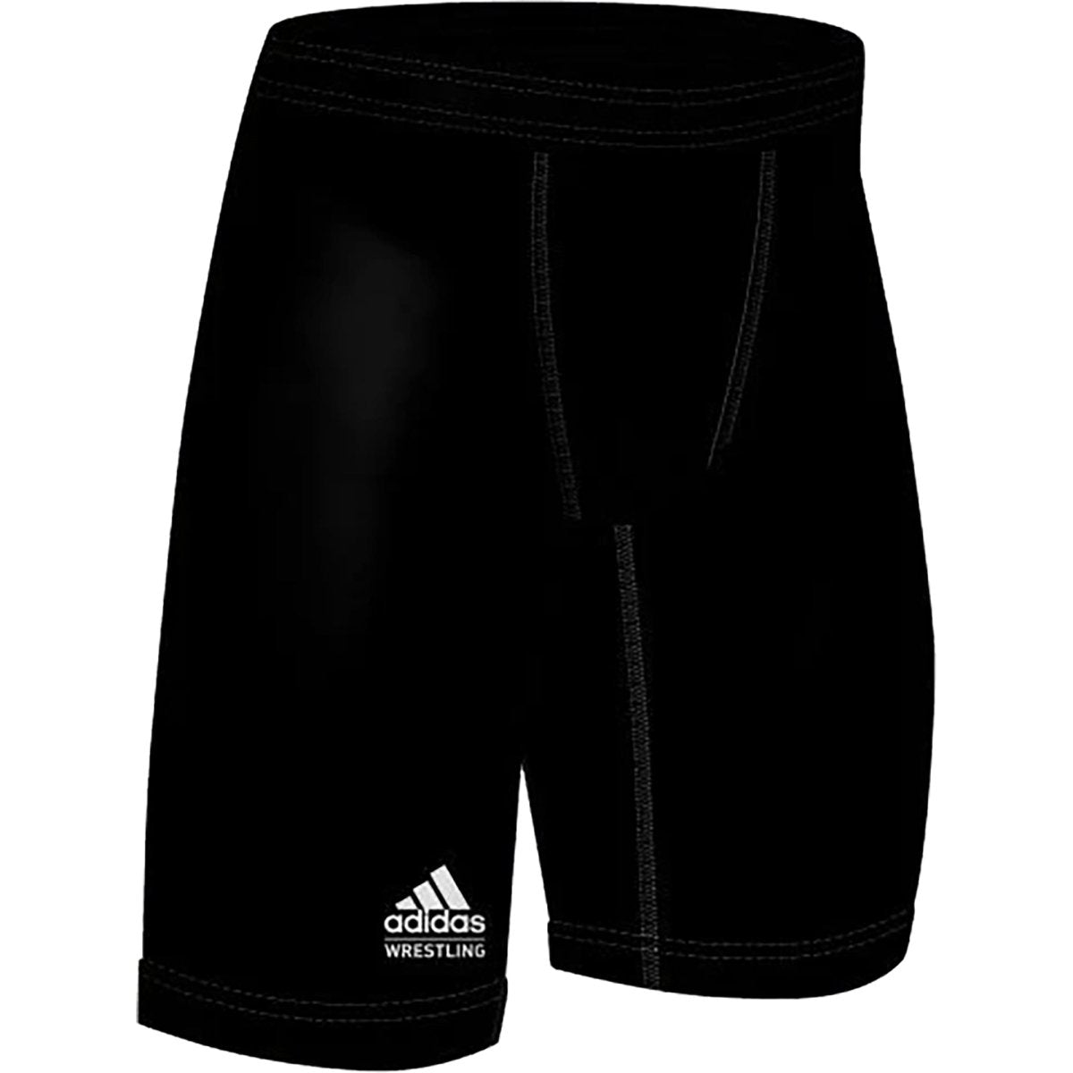 Adidas Wrestling Stock Compression Shorts - Black - Forza Sports