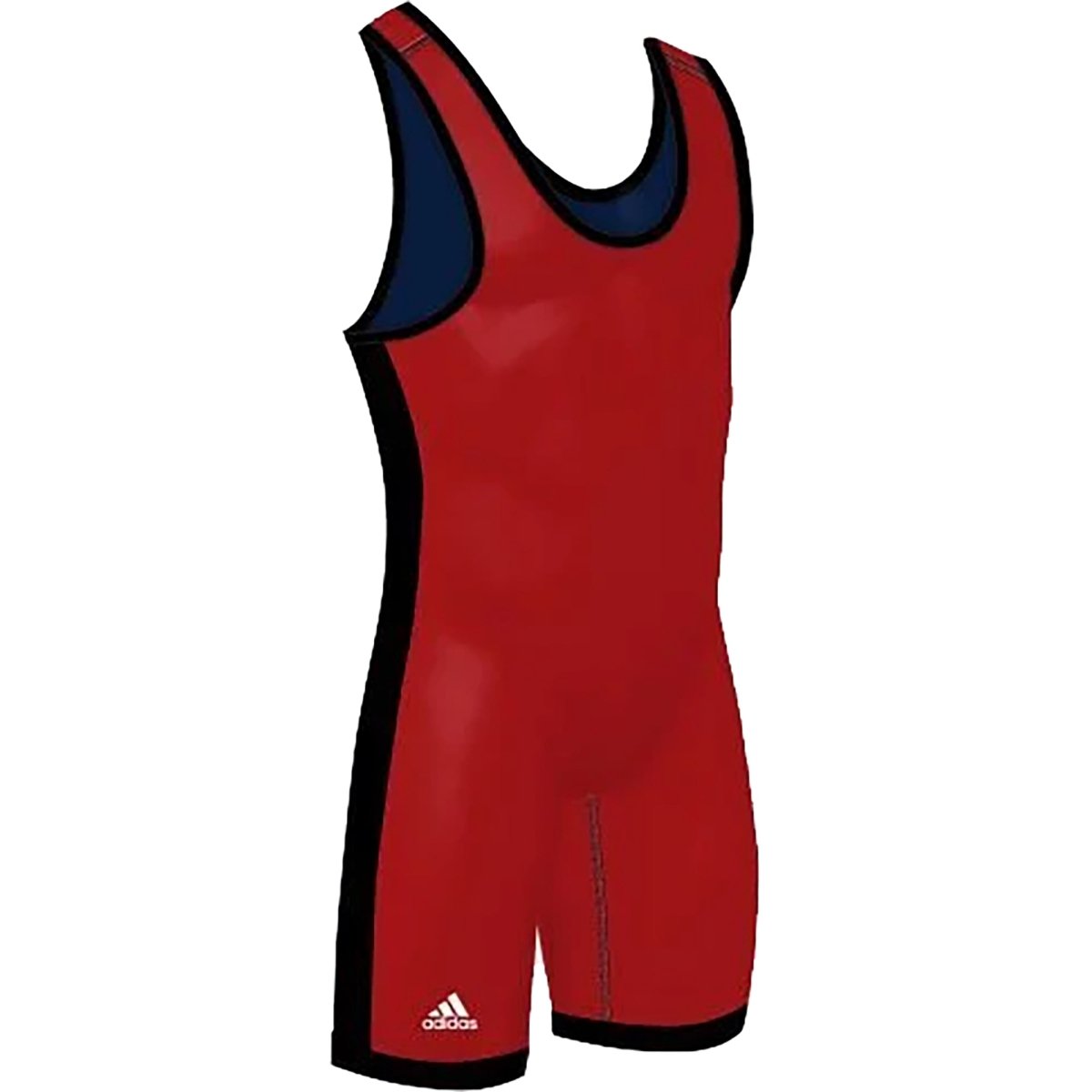 Adidas Wrestling Reversible Singlet - Red/Royal