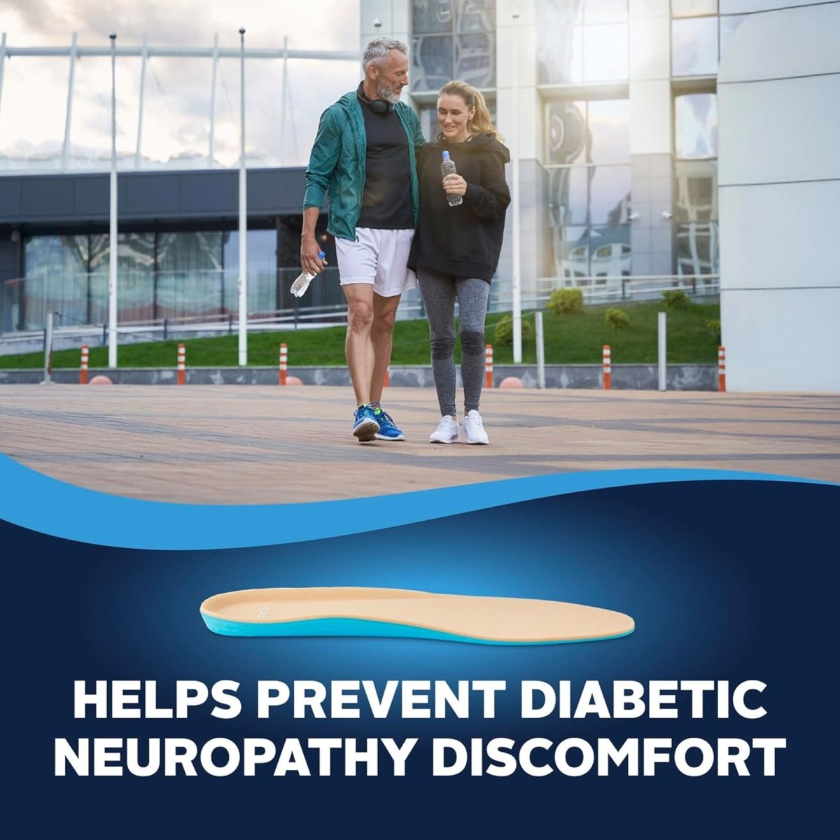 Airplus Diabetic Insoles for Sensitive Feet, Men's 7 - 13, 1 Pair - Forza Sports