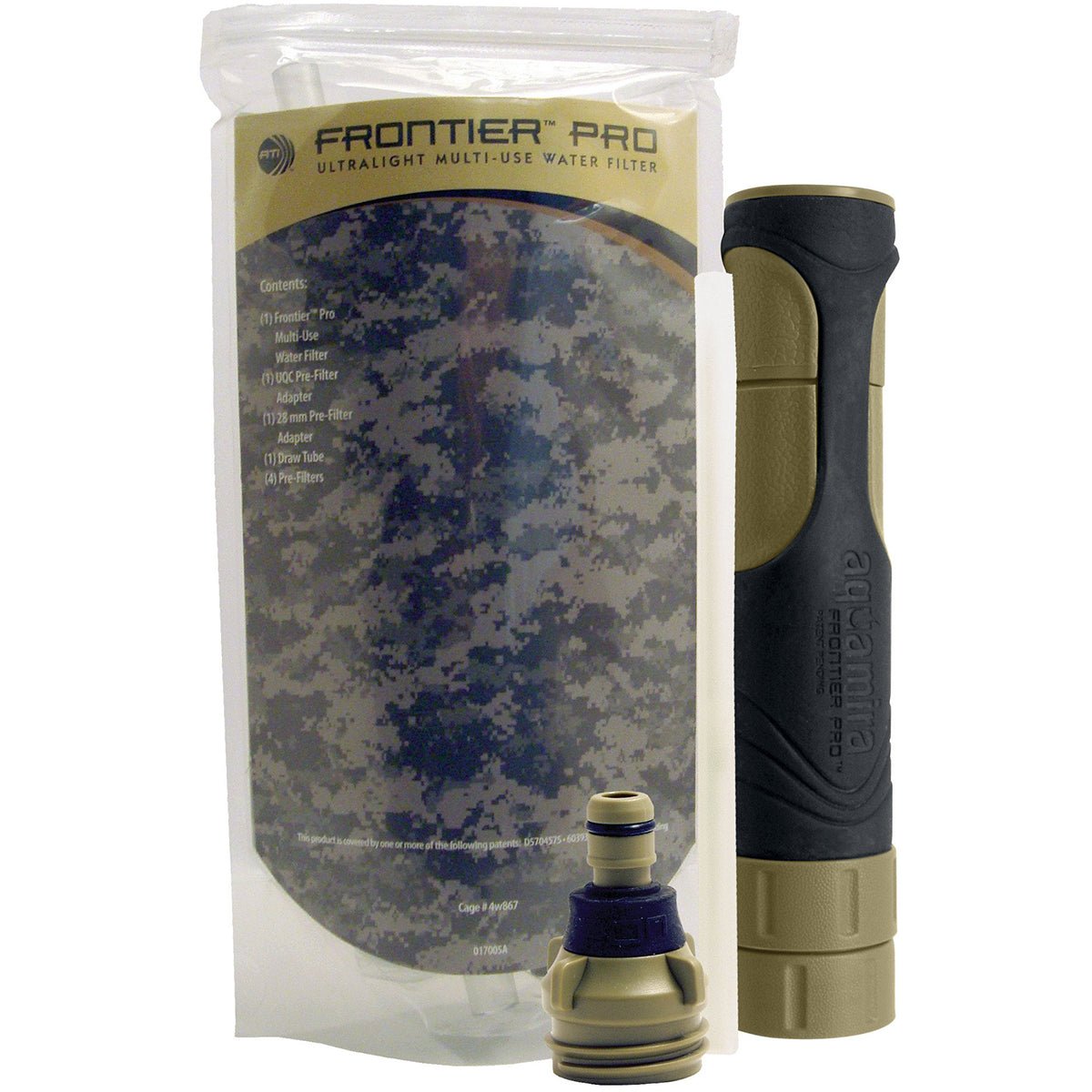 Aquamira Tactical Frontier Pro Ultralight Water Filter - Forza Sports