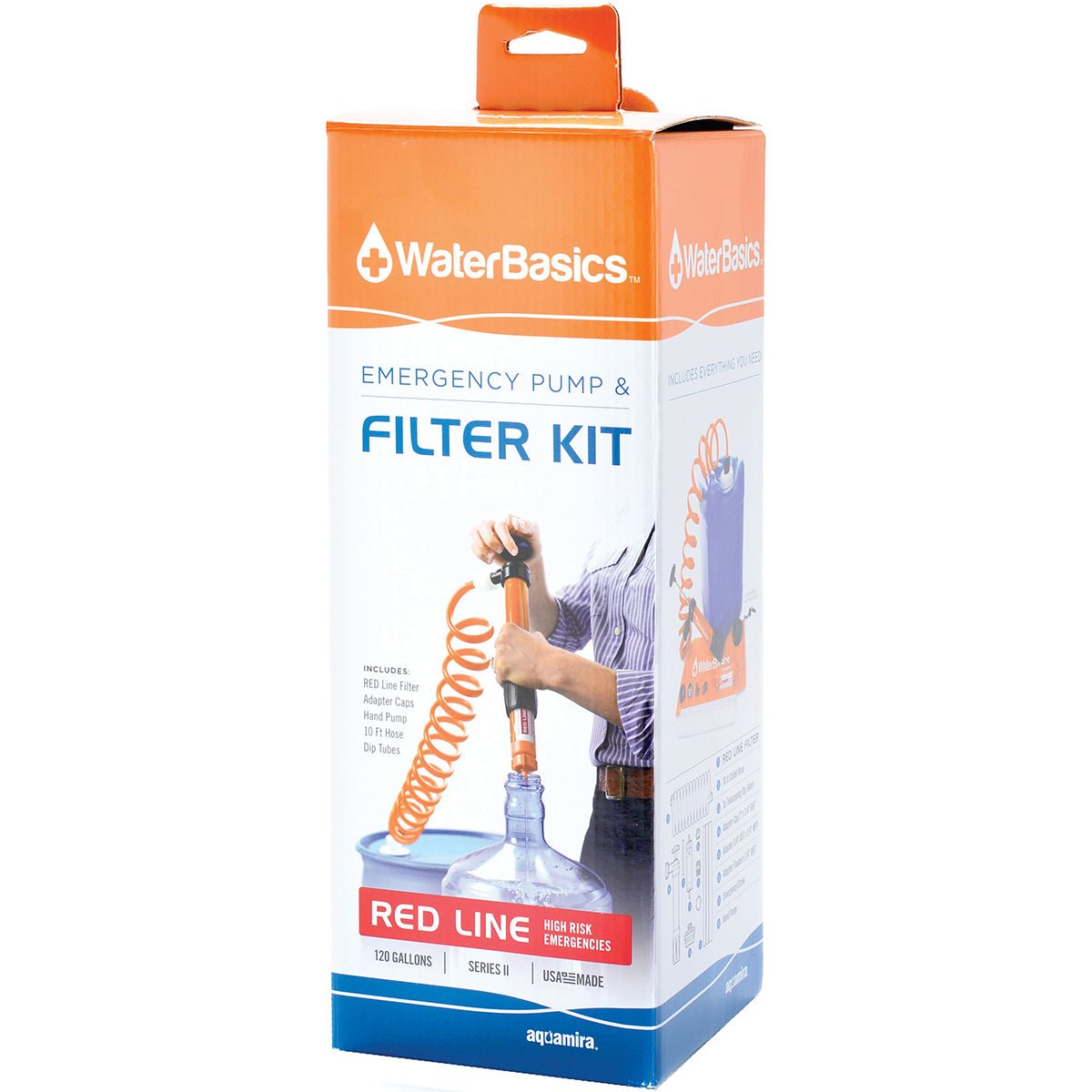 WaterBasics Emergency Pump and Filter Kit for Stored Water - Forza Sports
