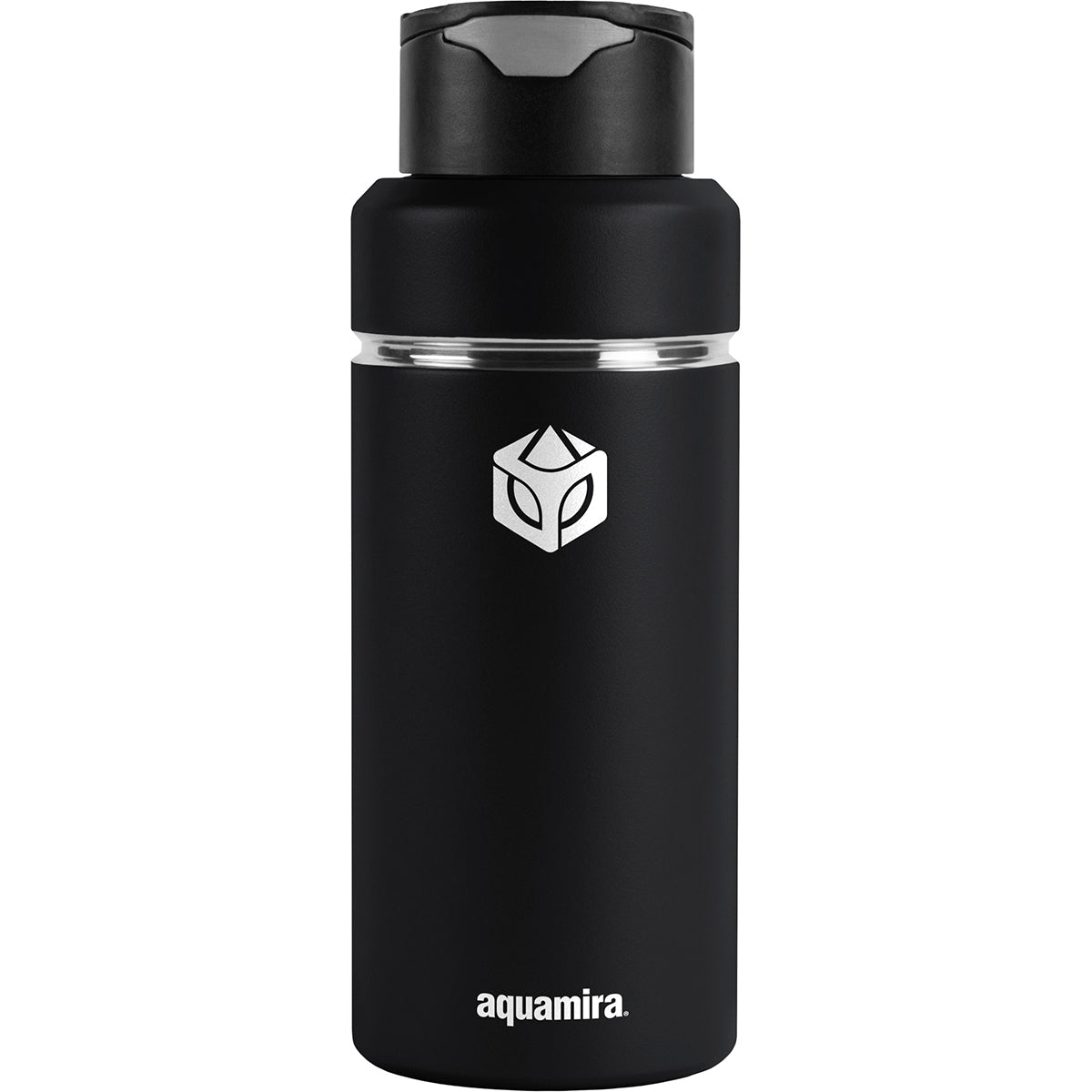 Aquamira 32 oz. Shift Stainless Steel Filter Water Bottle - black - Forza Sports