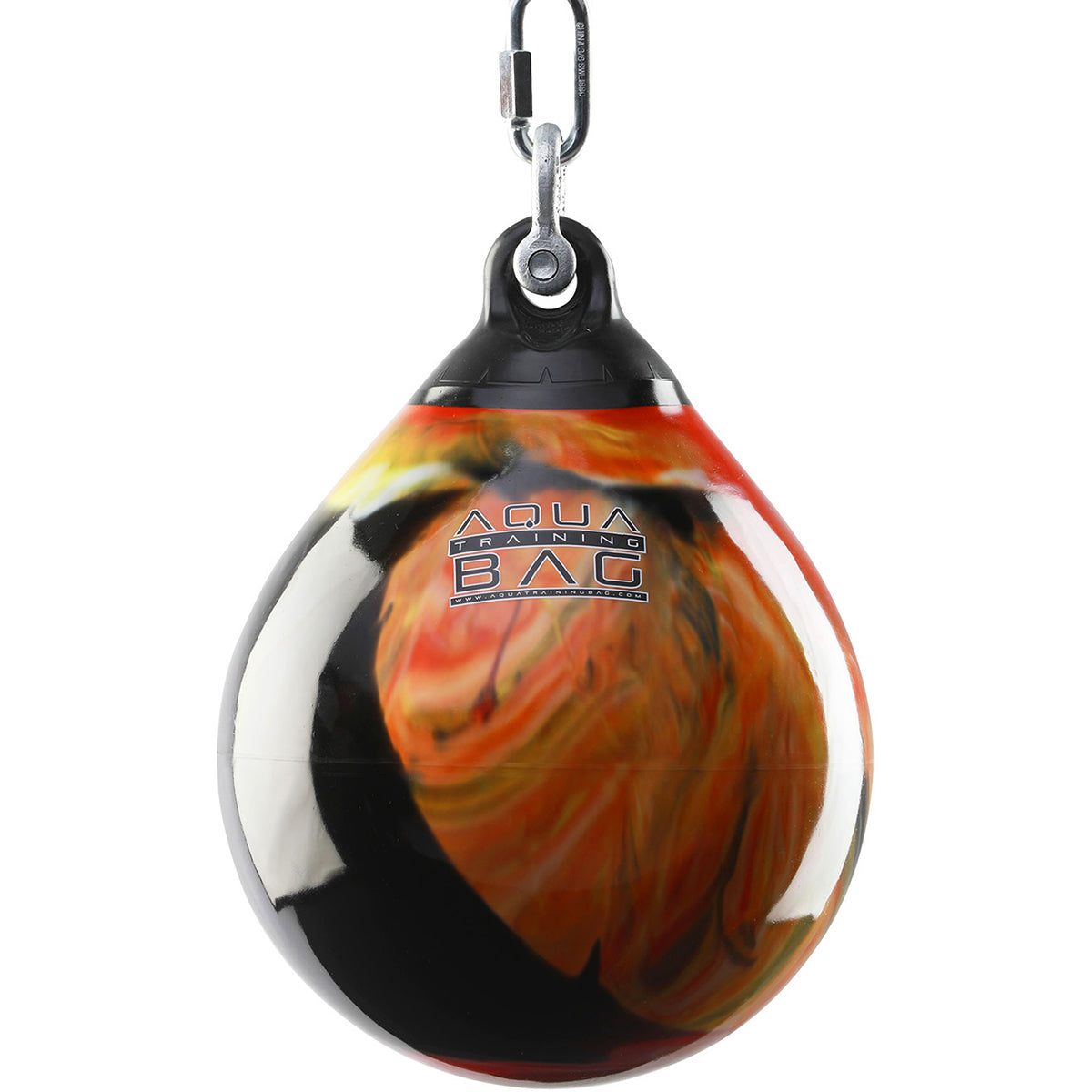 Aqua training bag with colorful design and 'Aqua Training Bag' branding on a white background.